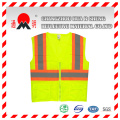 Yellow-Green Reflective Vest with High Visibility Reflective Strips (vest-3)
